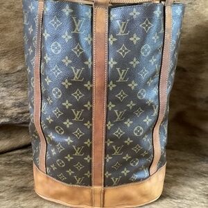 Louis Vuitton Monogram Canvas and Leather Backpack